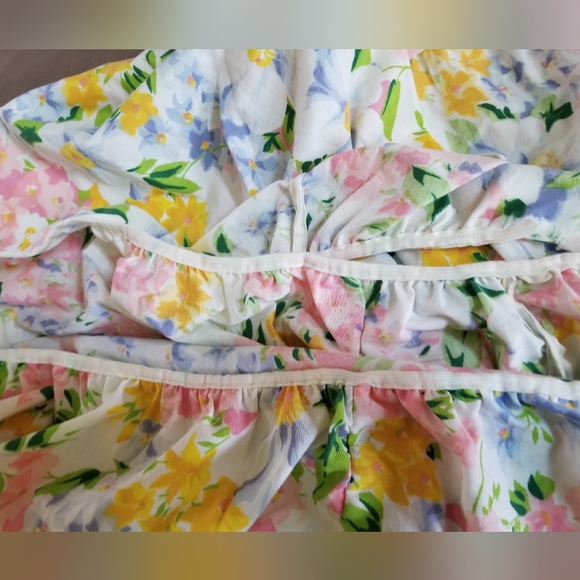 Vintage 1978 JP Stevens Muslin Full Flat & Fitted Sheets Floral READ - Picture 4 of 7